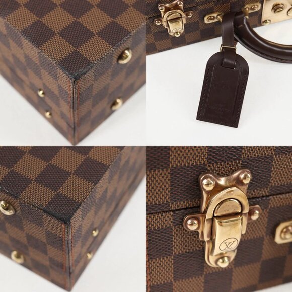 LOUIS VUITTON Damier Ebene Boite Bijou Jewelry Box SPO LV Auth 135955SV - Picture 15 of 15